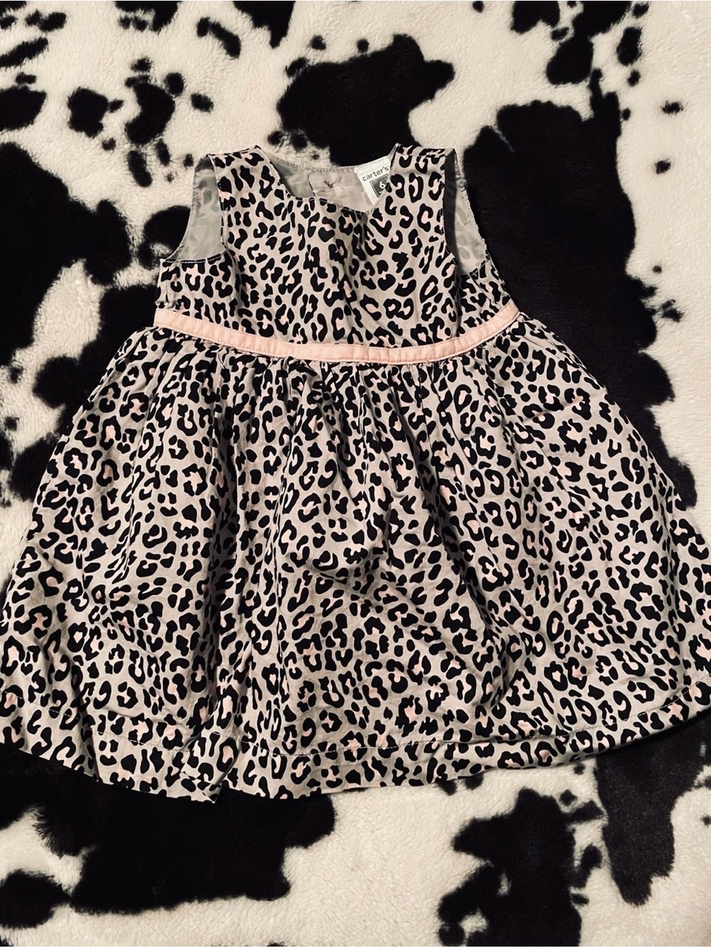 Carter’s Leopard Infant Dress Size 6 Months